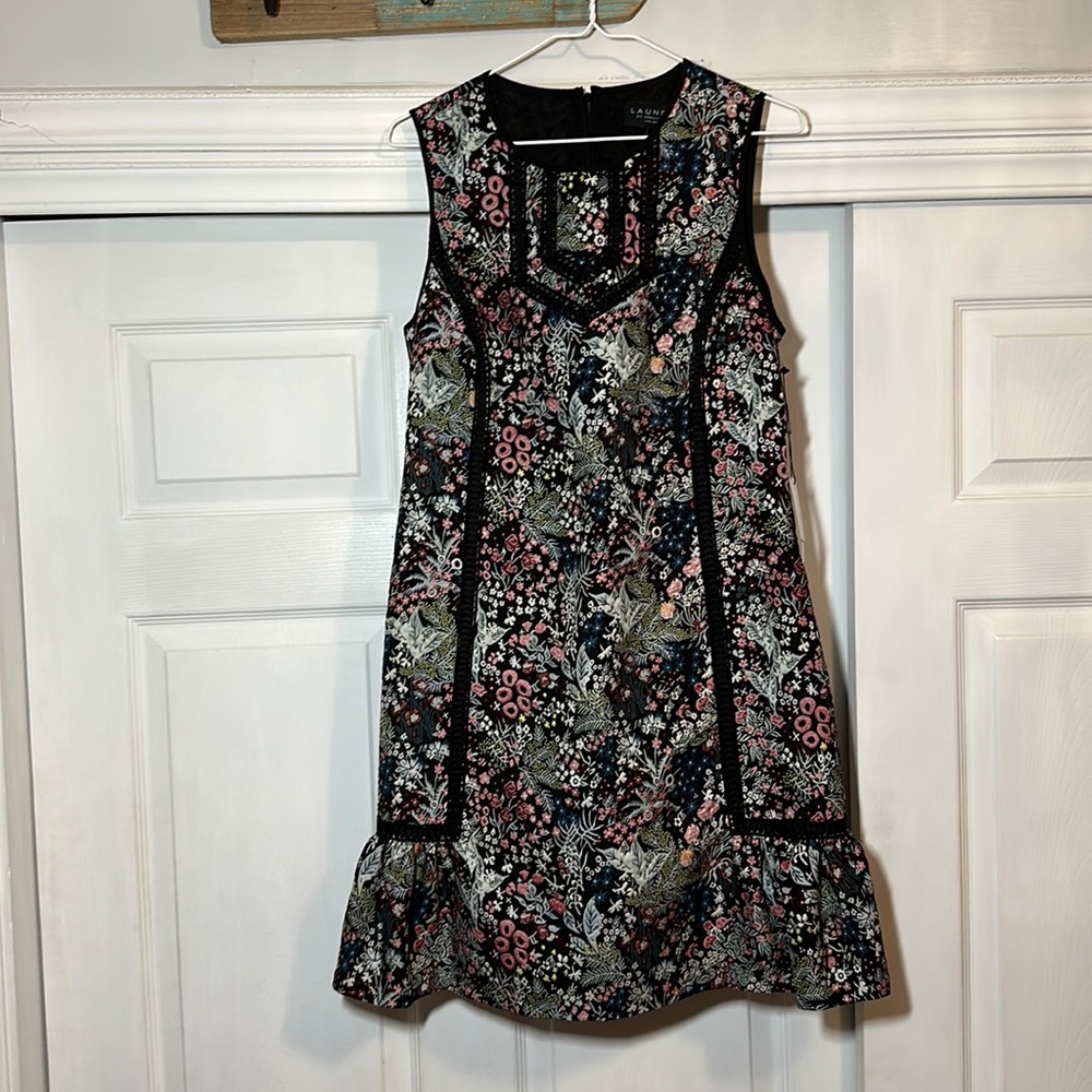 Laundry by Shelli Segal Floral Patterned Dress